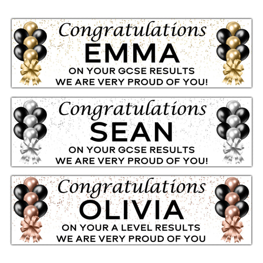 Personalised Exam Results Banners