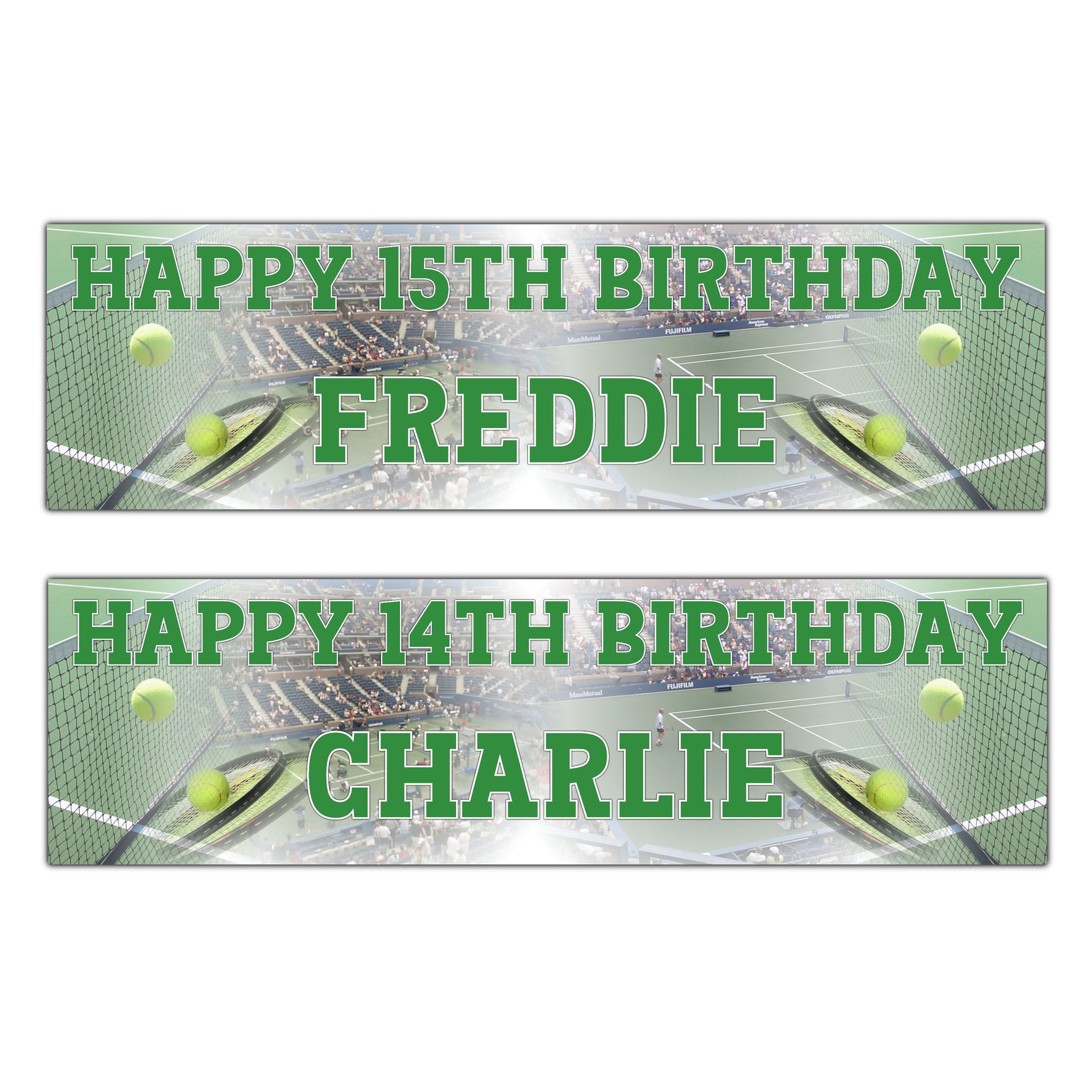 Personalised Tennis Banners