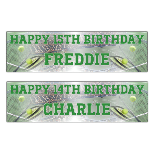 Personalised Tennis Banners