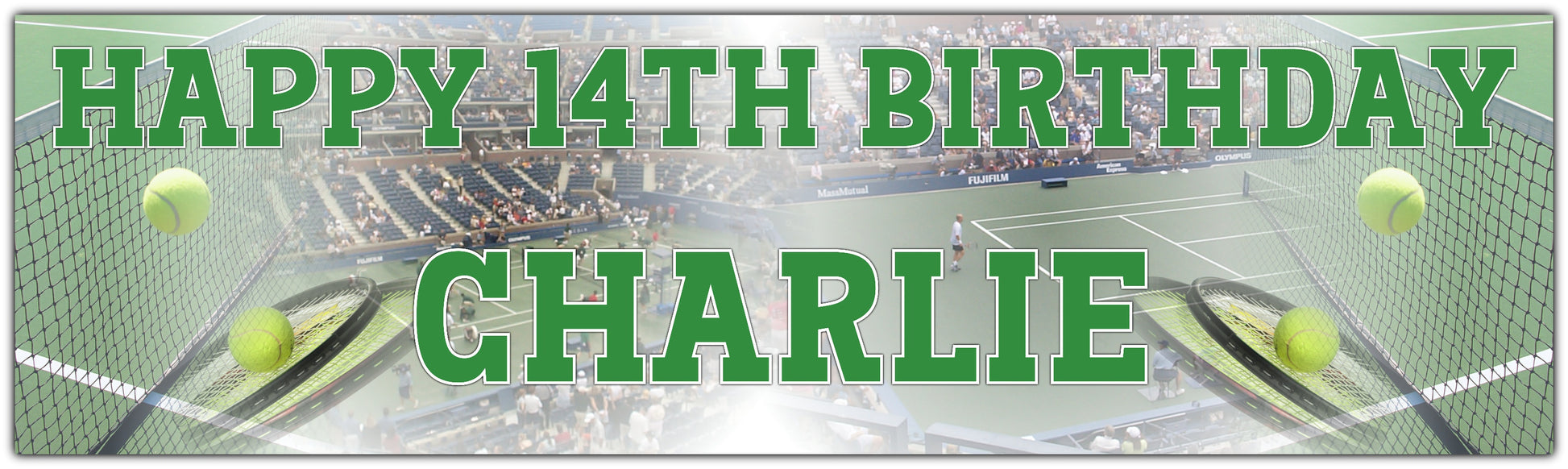 Personalised Tennis Banner